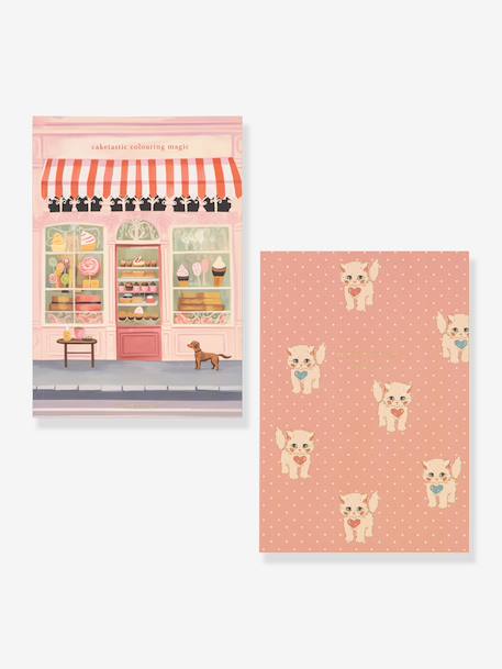 Coffret de loisir créatif blanc+rose 12 - vertbaudet enfant 