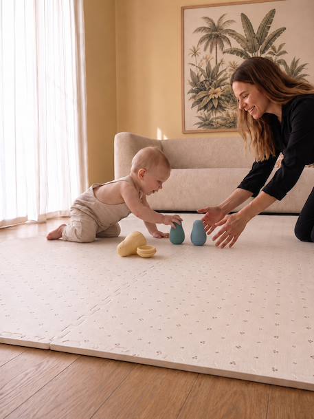 Grand tapis 9 dalles en mousse Cherry+étoiles 1 - vertbaudet enfant 