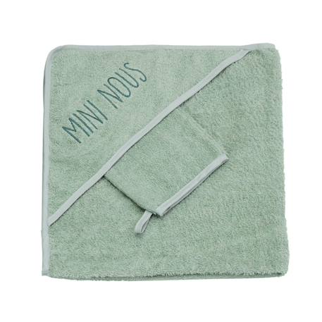 Cape de bain #9e724c+#b27068+#e0cda9+Groen 11 - vertbaudet enfant 