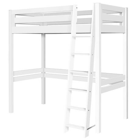 Lit mezzanine 1 place bois massif orsai Blanc 3 - vertbaudet enfant 