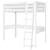 Lit mezzanine 1 place bois massif orsai Blanc 3 - vertbaudet enfant 