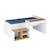 Lit combiné avec bureau boruto Blanc et noisette 3 - vertbaudet enfant 