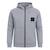 Veste de survêtement garçon Gris chiné+Noir foncé 1 - vertbaudet enfant 