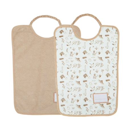 Lot de 2 bavoirs maternelles Crudo 1 - vertbaudet enfant 