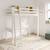 Lit mezzanine 1 place bois massif orsai Blanc 1 - vertbaudet enfant 