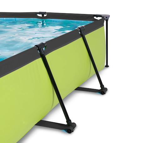 Piscine couverte 220x150x65cm avec pompe filtrante Vert 6 - vertbaudet enfant 