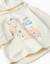 Sweat en coton peigné à capuche et imprimé floral Blanc+Rose clair+Vert clair 4 - vertbaudet enfant 
