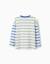T-shirt en coton à manches longues à rayures Vert 3 - vertbaudet enfant 