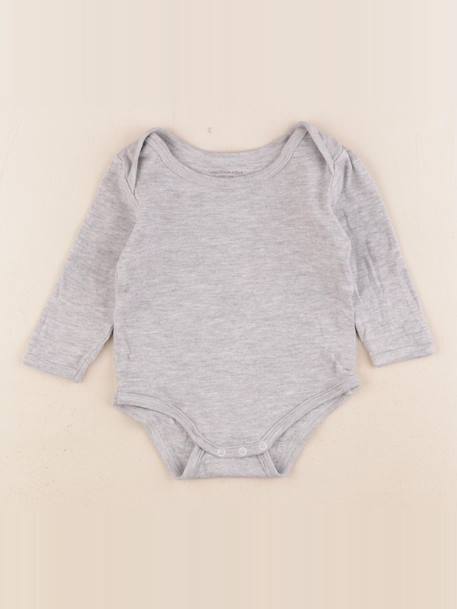 Body - 9 mois Gris 1 - vertbaudet enfant 