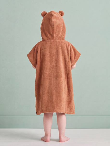 Poncho bébé en éponge hérisson rouille 2 - vertbaudet enfant 