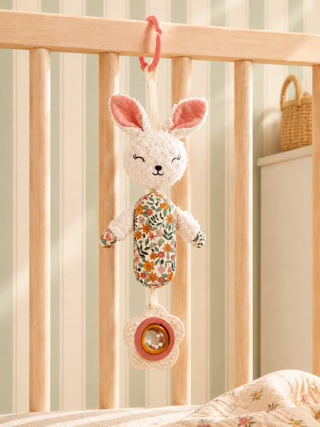 Hochet d'éveil à suspendre lapin Rétro Flower 1 - vertbaudet enfant 