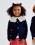 Gilet en maille à col rond Blanc+Bleu foncé 7 - vertbaudet enfant 