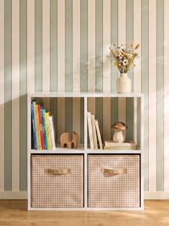 Lot de 2 bacs de rangement en coton  - vertbaudet enfant