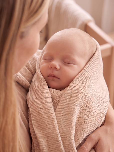 Couverture bébé en tricot coton ficelle 2 - vertbaudet enfant 