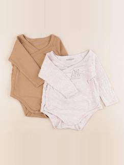 Seconde main-Garçon-Lot de 2 bodies en coton - 9 mois