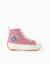Baskets montantes matelassées avec imprimé stitch Rose foncé 2 - vertbaudet enfant 