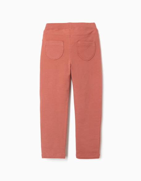 Jeggings à coupe skinny en coton peigné Bleu foncé+Marron 6 - vertbaudet enfant 