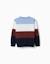 Pull en maille à blocs de couleur Bleu clair 4 - vertbaudet enfant 