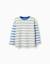 T-shirt en coton à manches longues à rayures Vert 2 - vertbaudet enfant 