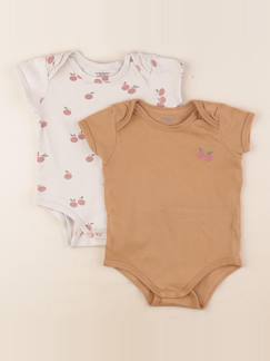 Seconde main-Fille-Lot de 2 bodies en coton - 24 mois