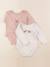 Lot de 2 bodies en coton - 18 mois Rose 1 - vertbaudet enfant 