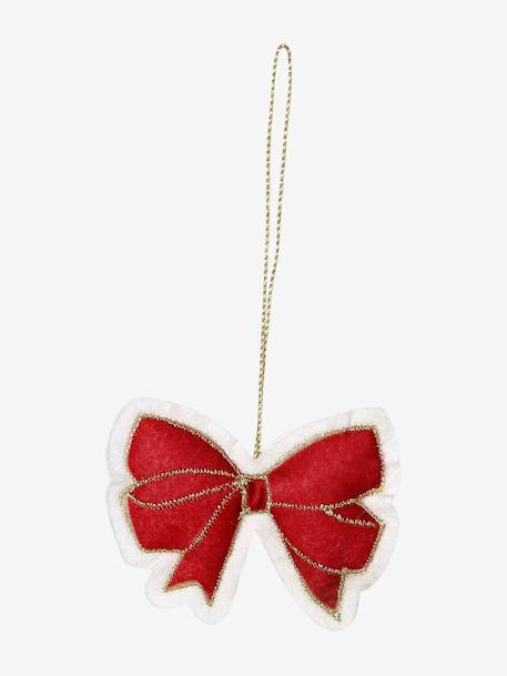 Lot de 10 décorations de sapin en feutrine rouge 11 - vertbaudet enfant 