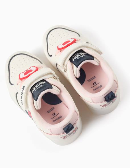 Baskets lumineuses avec imprimé minnie Beige clair 4 - vertbaudet enfant 