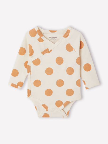 Lot de 5 bodies naissance manches longues beige 6 - vertbaudet enfant 