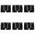 Lot de 6 boxers  en coton uni Noir 4 - vertbaudet enfant 