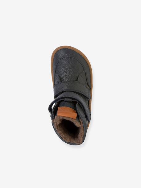 Chaussures d'hiver barefoot enfants BAREFOOT TEX WINTER Froddo bleu nuit+marron 4 - vertbaudet enfant 