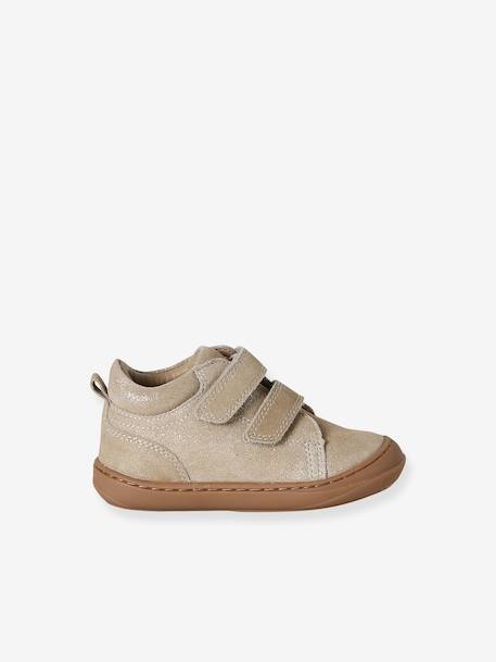 Chaussures premiers pas bébé scratch beige imprimé+bleu imprimé+bronze+jaune d'or+lot rose+mauve+or+rose+rose imprimé+rose poudré+turquoise+vert imprimé+vieux rose 21 - vertbaudet enfant 