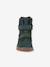 Bottes pieds nus pour enfants ZERU TEX WINTER BAREFOOT Froddo bleu foncé+bleu pétrole+rose doré 12 - vertbaudet enfant 
