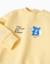 Sweat en coton avec ours et lettres imprimés Bleu+Jaune 8 - vertbaudet enfant 