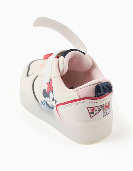Baskets lumineuses avec imprimé minnie Beige clair 5 - vertbaudet enfant 
