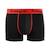 Lot de 9 boxers  en coton uni Noir/gris/bleu/blanc/rouge 4 - vertbaudet enfant 