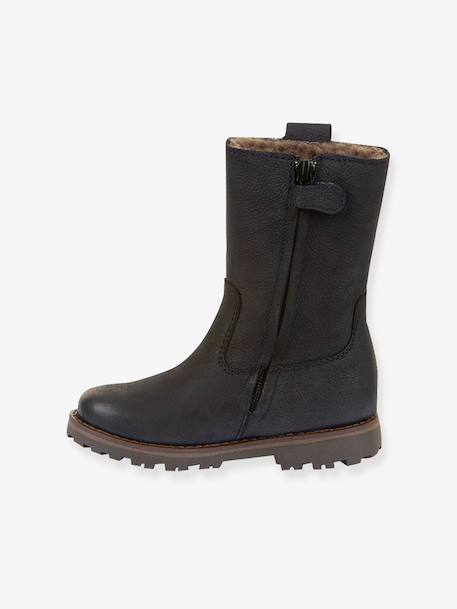 Bottes fille MAXINE TEX Froddo bleu nuit+bleu pétrole+noir 2 - vertbaudet enfant 