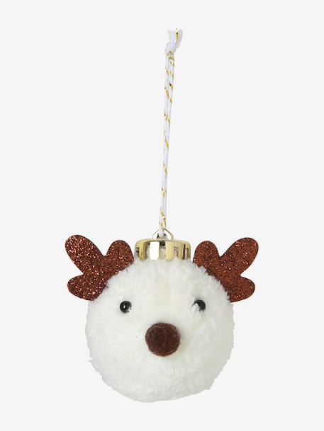 Lot de 10 boules sapin fausse fourrure beige 5 - vertbaudet enfant 