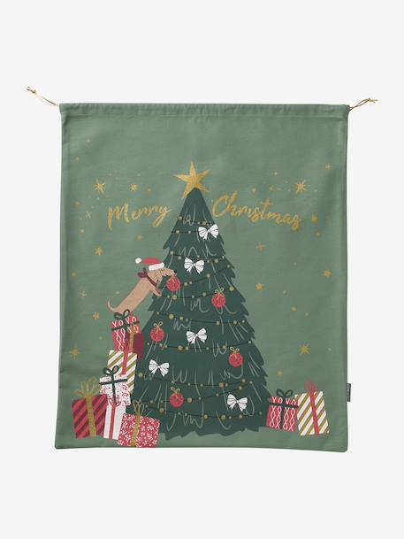 Sac hotte de Noël sapin vert 4 - vertbaudet enfant 