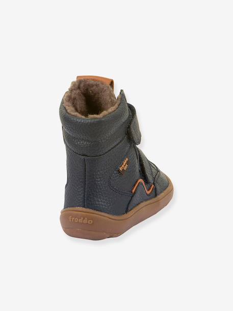 Chaussures d'hiver barefoot enfants BAREFOOT TEX WINTER Froddo bleu nuit+marron 3 - vertbaudet enfant 