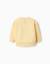 Sweat en coton avec ours et lettres imprimés Bleu+Jaune 7 - vertbaudet enfant 