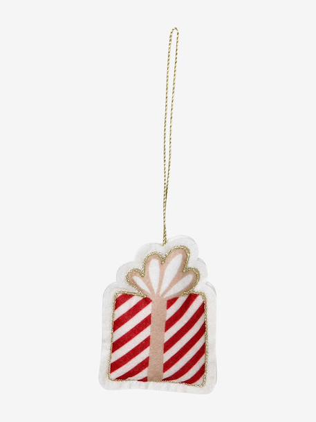 Lot de 10 décorations de sapin en feutrine rouge 12 - vertbaudet enfant 