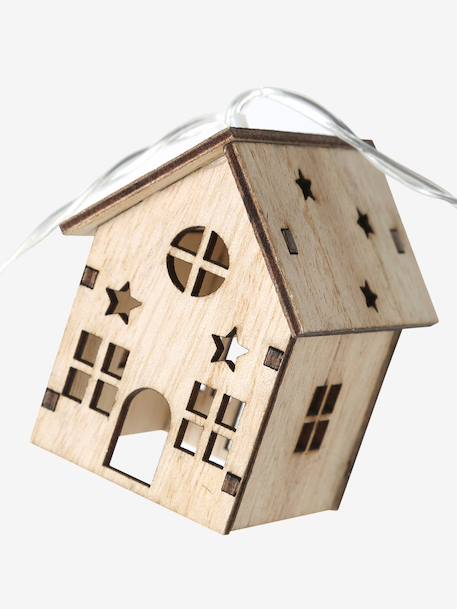 Guirlande lumineuse maisons beige 2 - vertbaudet enfant 