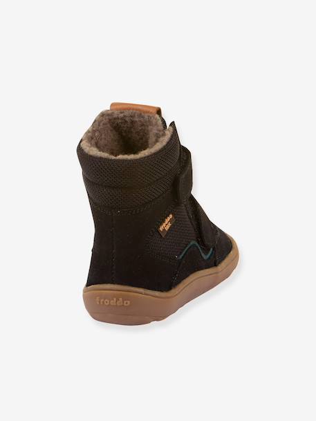 Bottes d'hiver pieds nus enfants BAREFOOT TEX WINTER Froddo bleu nuit+bordeaux+gris ardoise+noir+olive 21 - vertbaudet enfant 