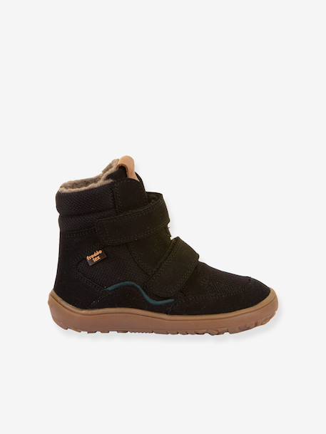 Bottes d'hiver pieds nus enfants BAREFOOT TEX WINTER Froddo bleu nuit+bordeaux+gris ardoise+noir+olive 20 - vertbaudet enfant 