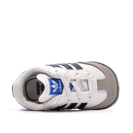 Baskets samba bébé à lacets élastiques Blanc 5 - vertbaudet enfant 
