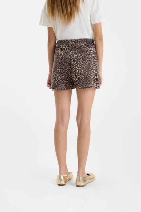 Short en jeans leo Beige 4 - vertbaudet enfant 