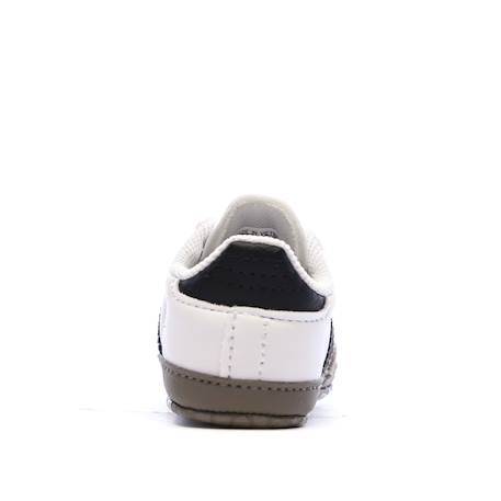Baskets samba bébé à lacets élastiques Blanc 4 - vertbaudet enfant 