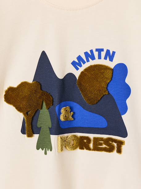 T-shirt manches longues garçon écru 3 - vertbaudet enfant 