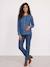 Chemise grossesse et allaitement bleu moyen 2 - vertbaudet enfant 