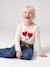 T-shirt manches longues fille écru+rose poudré 7 - vertbaudet enfant 